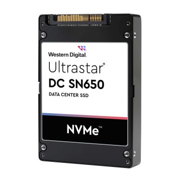 Western Digital Ultrastar DC SN650 WUS5EA176ESP5E3 0TS2374 7.68TB 1 DWPD PCIe Gen 4.0 x4 8GB/s 3D TLC U.3 NVMe 2.5in SSD (WUS5EA176ESP5E3) thumbnail