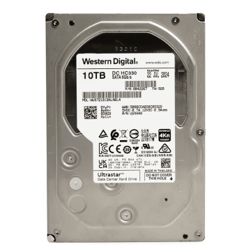 Western Digital Ultrastar DC HC330 WUS721010ALN6L4 0B42267 10TB 7.2K RPM 4kn SATA 6Gb/s 512e 3.5in Hard Drive (WUS721010ALN6L4) thumbnail