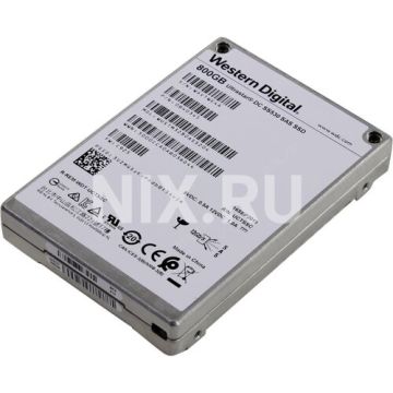 Western Digital Ultrastar DC SS530 WUSTM3280ASS204 0P40432 800GB 10 DWPD SAS 12Gb/s 3D TLC 2.5in SSD (WUSTM3280ASS204) thumbnail