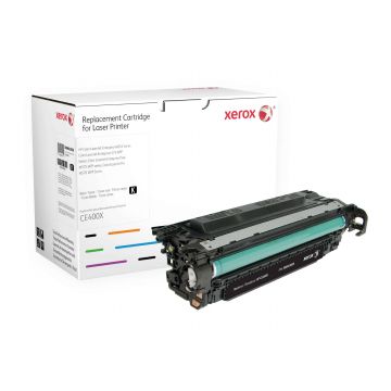 Xerox Zwarte toner cartridge. Gelijk aan HP CE400X. Compatibel met HP Colour LaserJet M551DN, Colour LaserJet M575