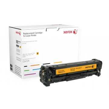 Xerox Gele toner cartridge. Gelijk aan HP CE412A. Compatibel met HP Colour LaserJet M351A, Colour LaserJet M375MFP, Colour LaserJet M451, Colour LaserJet M475 MFP