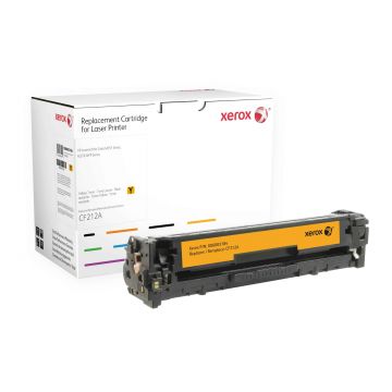 Xerox Gele toner cartridge. Gelijk aan HP CF212A . Compatibel met HP LaserJet Pro 200 M251, LaserJet Pro 200 MFP M276