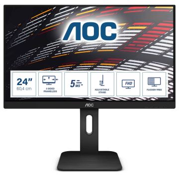 AOC P1 24P1 computer monitor 60,5 cm (23.8") 1920 x 1080 Pixels Full HD LED Zwart (24P1) thumbnail