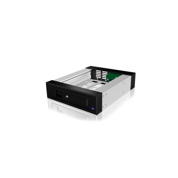 ICY BOX Carrier IB-129SSK-B HDD-behuizing Aluminium, Zwart 2.5/3.5" (99112) thumbnail