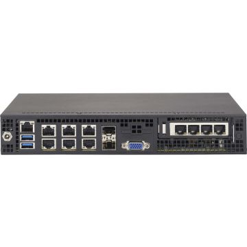 Super Micro Barebone Server Supermicro SuperServer 1U Intel Xeon D-1518 (4C/8T) 2,2 GHz SYS-E300-8D (SYS-E300-8D) thumbnail