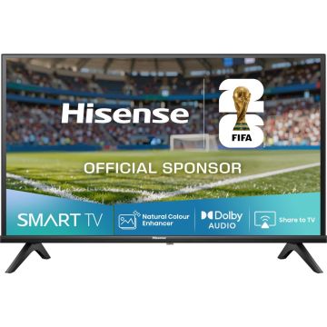 Hisense 40E4QT 101,6 cm (40") Full HD Smart TV Wifi Zwart (20016152) thumbnail