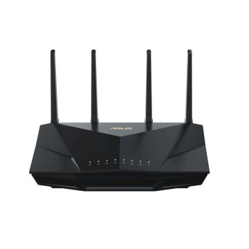 ASUS RT-AX5400 draadloze router Gigabit Ethernet Dual-band (2.4 GHz / 5 GHz) Zwart (RT-AX5400) thumbnail