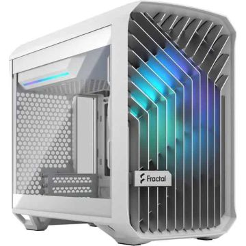 Fractal Design PC Gehäuse Torrent Nano RGB White Mini-ITX TG Light Tint weiß (FD-C-TOR1N-05) thumbnail
