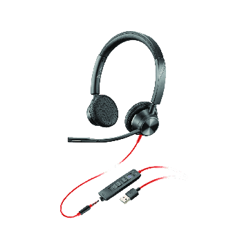HP Poly Blackwire 3300 Series 3325 Stereo Headset On-Ear (76J21AA) thumbnail