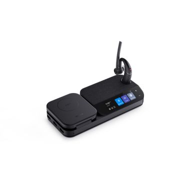Yealink BH71-WORKSTATION hoofdtelefoon/headset Draadloos In-ear Kantoor/callcenter Bluetooth Oplaadhouder Zwart (1208653) thumbnail