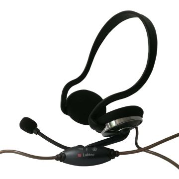 Logitech Labtec Stereo 442 - Headset - hinter dem Nacken angebracht - kabelgebunden (981-000083) thumbnail