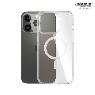PanzerGlass ® HardCase Transparent w. White MagSafe iPhone 14 Pro mobiele telefoon behuizingen 15,5 cm (6.1") Hoes Transparant (0410) thumbnail