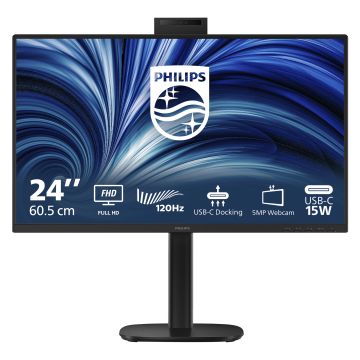 Philips 3000 series 24B2U3301H/00 computer monitor 60,5 cm (23.8") 1920 x 1080 Pixels Full HD LCD Zwart (24B2U3301H/00) thumbnail