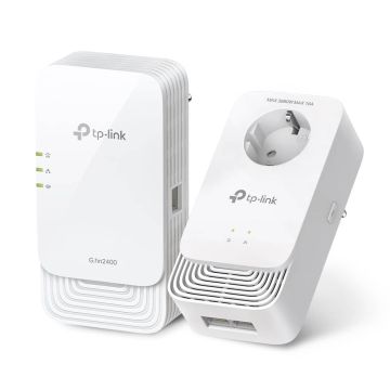 TP-Link PGW2440 KIT PowerLine-netwerkadapter 1428 Mbit/s Ethernet LAN Wifi Wit (PGW2440 KIT) thumbnail