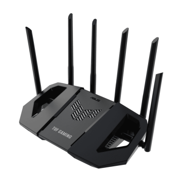ASUS TUF Gaming BE6500 WiFi 7 Router WLAN BE6500 Dualband, 3x 2.5G LAN, 1x 2.5G WAN, 6x Antenne (extern) (PROMO_90IG0920-MO9C00) thumbnail