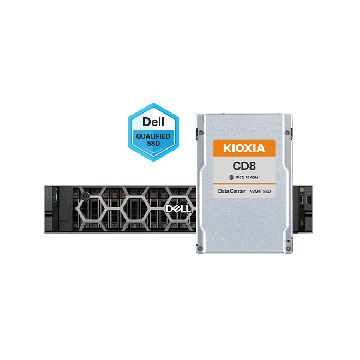 Kioxia CD8P-V KCD8XPUG12T8 12.8TB 3 DWPD PCIe Gen 5.0 x4 16GB/s 3D TLC U.3 NVMe 2.5in Mixed Use SSD in Dell G14 Tray - Comparabl (KCD8XPUG12T8_DELLG14_NB_3) thumbnail