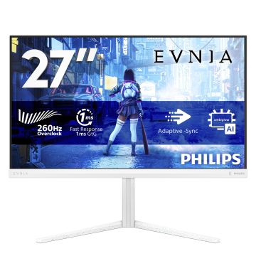 Philips Evnia 5000 27M2N5201P/00 computer monitor 68,6 cm (27") 1920 x 1080 Pixels Full HD LCD Wit (27M2N5201P/00) thumbnail