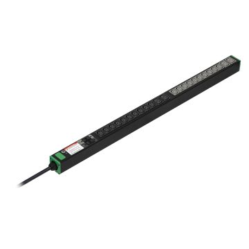 APC Easy Rack PDU, Basic, verticaal, 1-fasig, 7,4 kW, 230 V, 32 A, 20 x C13- en 4 x C19-aansluitingen, IEC 60309-stekker (SEP6127G) thumbnail