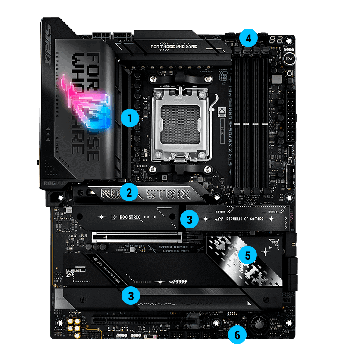 ASUS ROG STRIX X870E-E GAMING WIFI7 NEO Mainboard Sockel AM5 (DS 90MB1P20-M0EAY0) thumbnail