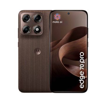 Motorola edge 70 pro 17,2 cm (6.78") Dual SIM Android 16.0 5G USB Type-C 8 GB 256 GB 6500 mAh Hout (PBC20085SE) thumbnail