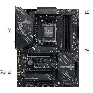 MSI X870E Gaming Plus WIFI Mainboard (DS 7E70-001R) thumbnail