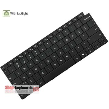 HP SPS-KEYBOARD GLS BL SWISS (P86840-BG1) thumbnail