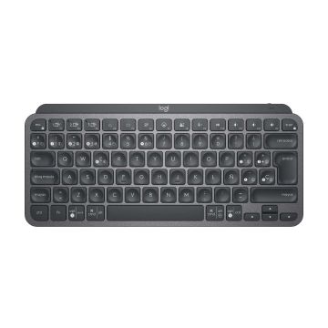 Logitech MX Keys Mini - Tastatur - hinterleuchtet - Bluetooth - QWERTY - Spanisch - Graphite (920-010490) thumbnail