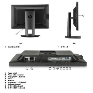 HP SPS-MON Z24XG2 DREAMCOLOR HEAD (923761-001) thumbnail