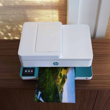 HP Envy 6530 Draadloos All-in-One Kleur Printer, Foto's printen; Kopieerapparaat, Scanner (C2XS1B#629) thumbnail