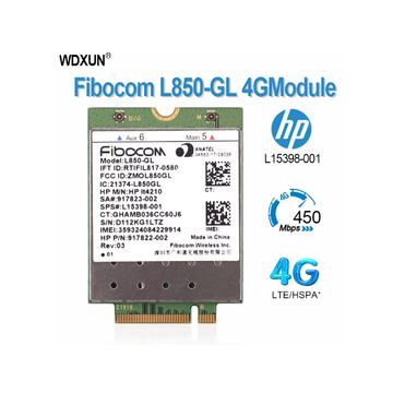 HP XMM 7360 - Draadloze mobiele modem - 4G LTE - M.2 Card - 150 Mbps - voor EliteBook 735 G6, 745 G6, 840 G6, 850 G6, ProBook 64 (917823-002) thumbnail