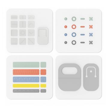 Microsoft Surface - Adaptive Kit self-adhesive label - Multicolour - 33 pc – I8X-00004 (I8X-00004) thumbnail