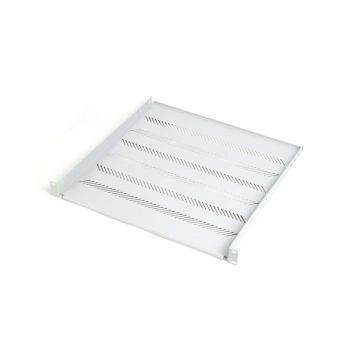 Digitus 1U fixed shelf 19, depth 450 mm, load capacity 25 kg, mounting at 4 points, screws and bracket included, grey (RAL 7035) (TN-19-450-1U-GY) thumbnail