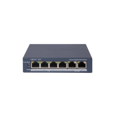 Hikvision DS-3E1506P-EI 4 Port Gigabit Smart POE Switch (DS-3E1506P-EI) thumbnail