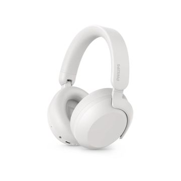 Philips TAH6000WT/00 hoofdtelefoon/headset Bedraad en draadloos Hoofdband Oproepen/muziek Bluetooth Wit (TAH6000WT/00) thumbnail