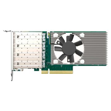QNAP QXG-10G4SF-BCM netwerkkaart Intern Fiber 10000 Mbit/s (QXG-10G4SF-BCM) thumbnail