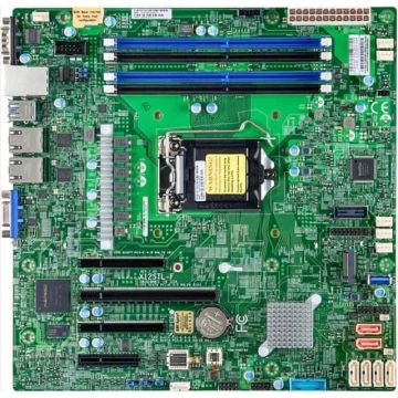 Super Micro Supermicro MBD-X12STL-IF Intel LGA 1200 Socket H5 Intel Xeon DDR4-SDRAM 1.2 V (MBD-X12STL-IF-B) thumbnail