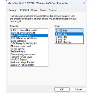 Acer WIRELESS.LAN.802.11ax.(Wi-Fi 6).BT5.2 MT7921LS (KE.11X0Z.003) thumbnail