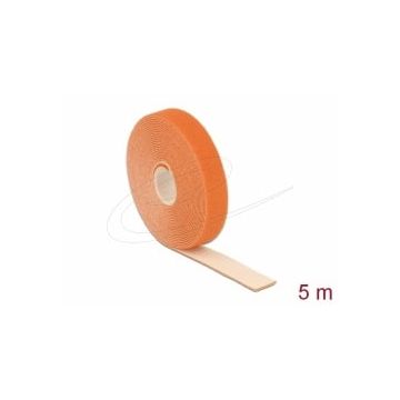 DELOCK Klettband selbstklebend B 20mm x L 2m weiß (19067) thumbnail