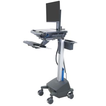 ERGOTRON Styleview, Cart, Lcd, Pivot, Life, Powered, Eu/Sau-Eu, Dark, Grey (SV42-8302-2) thumbnail