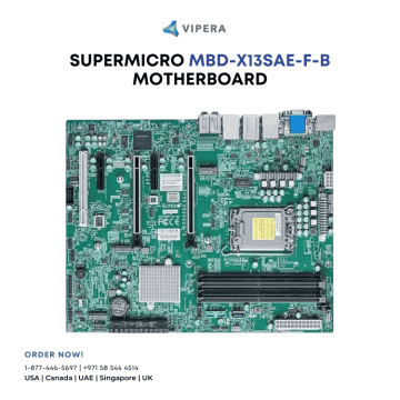 Super Micro Supermicro X13SAE Mainboard - Intel W680 - DDR5 RAM - ATX (MBD-X13SAE-O) (MBD-X13SAE-O) thumbnail