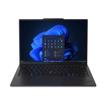 Lenovo ThinkPad X1 Carbon Gen 13 Aura Edition Copilot+ PC Intel Core Ultra 5 228V Laptop 35,6 cm (14") WUXGA 32 GB LPDDR5x-SDRAM 512 GB SSD Wi-Fi 7 (802.11be) Windows 11 Pro Engels Zwart (21NS016CMH) thumbnail