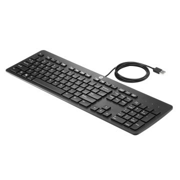 HP USB Business plat toetsenbord (N3R87AA#AB8) thumbnail