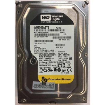 HP HDD/250GB 7.2k  Ety 3.5 SATA (GB0250EAFYK) thumbnail