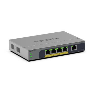 NETGEAR GS105EP Unmanaged Gigabit Ethernet (10/100/1000) Power over Ethernet (PoE) Grijs (GS105EP-100EUS) thumbnail