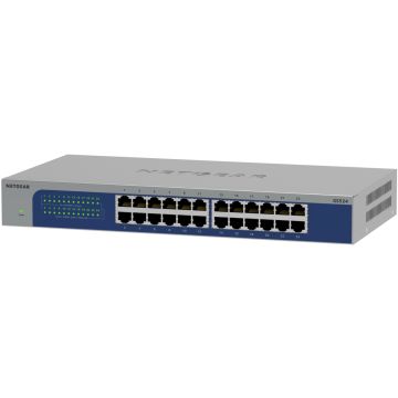 NETGEAR GS524-300EUS netwerk-switch Unmanaged Gigabit Ethernet (10/100/1000) Grijs (GS524-300EUS) thumbnail