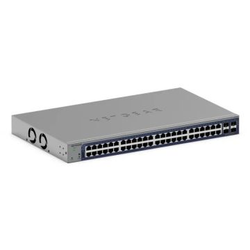 NETGEAR GS752TXUP Managed Gigabit Ethernet (10/100/1000) Power over Ethernet (PoE) 1U Grijs (GS752TXUP-300EUS) thumbnail