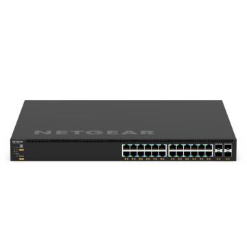 NETGEAR GSM4328 Managed L3 Gigabit Ethernet (10/100/1000) Power over Ethernet (PoE) 1U Zwart (GSM4328-100NES) thumbnail