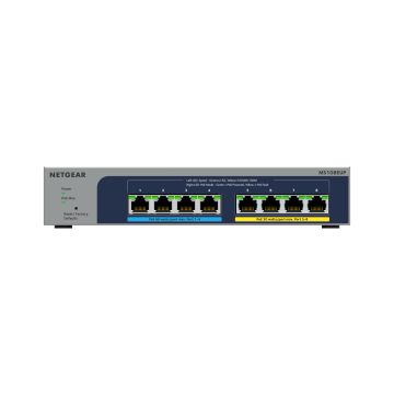 NETGEAR 8-port Ultra60 PoE++ Multi-Gigabit (2.5G) Ethernet Plus Switch (MS108EUP-100EUS) thumbnail