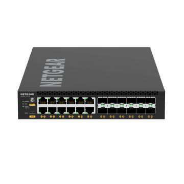 NETGEAR XSM4324 Managed L3 10G Ethernet (100/1000/10000) 1U Zwart (XSM4324-100NES) thumbnail