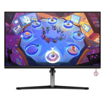 HP HyperX OMEN27eFHD144HzGamingMNT EMEA-INT computer monitor 68,6 cm (27") Full HD LCD (D5KB3E9#ABB) thumbnail